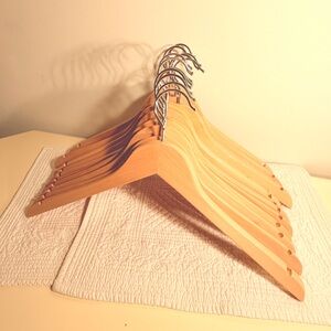 Set of 14 Wooden Hangers
